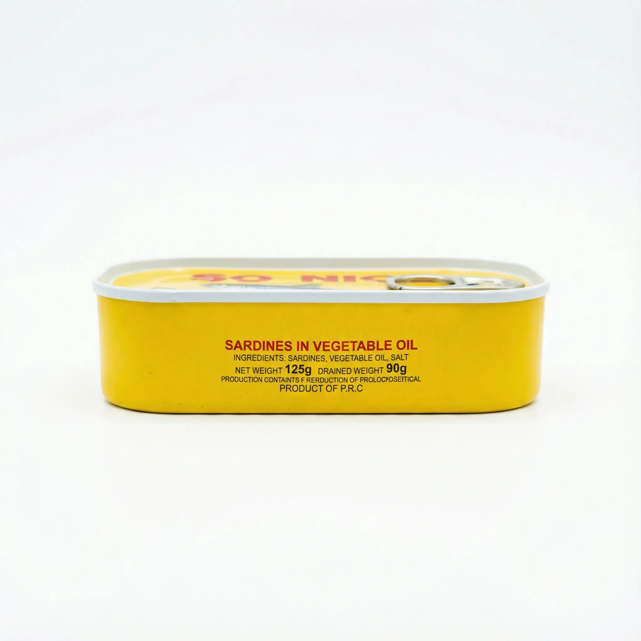 conserve rectangulaire de sardine en huile pimentée